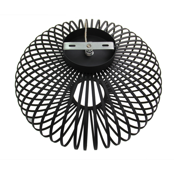 Chericoni Curvato Deckenleuchte, Ø40 cm, 1-flammig, E27, Schwarz, ideal für moderne, minimalistische Raumkonzepte.