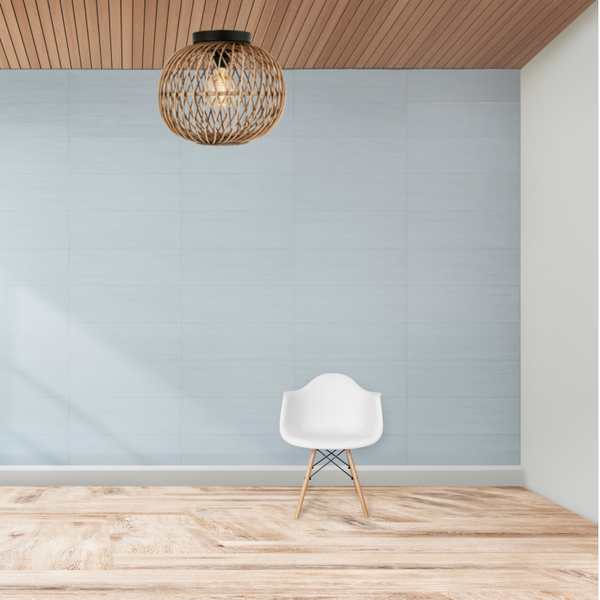 Moderne Bambus-Hängelampe Chericoni Nature in diagonaler Form