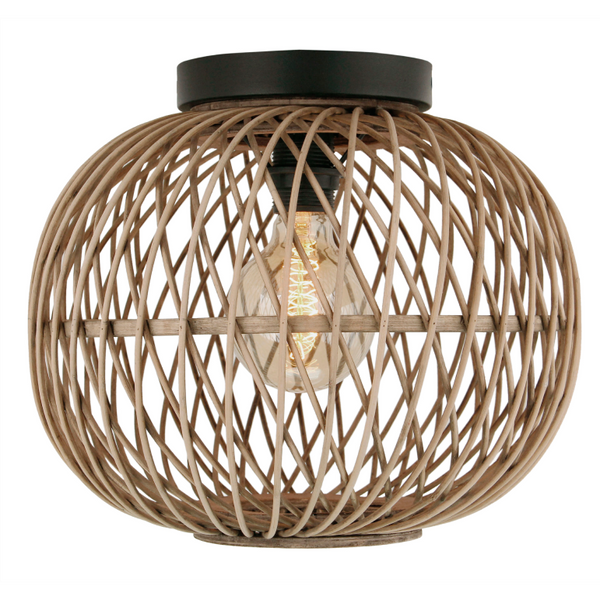 Chericoni Nature Diagonal Pendelleuchte aus FSC-Bambus Ø32 cm