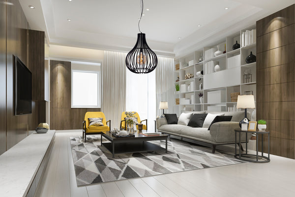 Detailansicht der E27-Fassung der Various Cipolle Hängelampe Ø60 cm – Schwarz