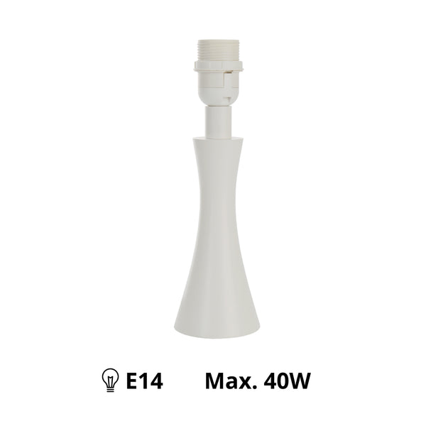 Diverse lampenvoet Diabola - Wit - 27 cm of 34 cm - Hout - Scandinavisch design