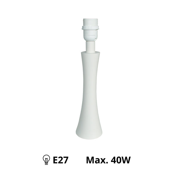 Diverse lampenvoet Diabola - Wit - 27 cm of 34 cm - Hout - Scandinavisch design