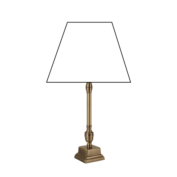 Lampenfuß Messing Matt – edles, warmes Design aus stabilem Metall.