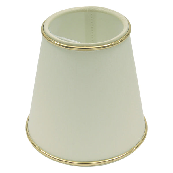 Various Aufstecker Lampenschirm – Ø 11 cm | Creme & Beige | Chintz, Struktur oder Goldkante