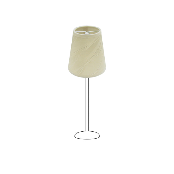 Various Aufstecker Lampenschirm – Ø 11 cm | Creme & Beige | Chintz, Struktur oder Goldkante