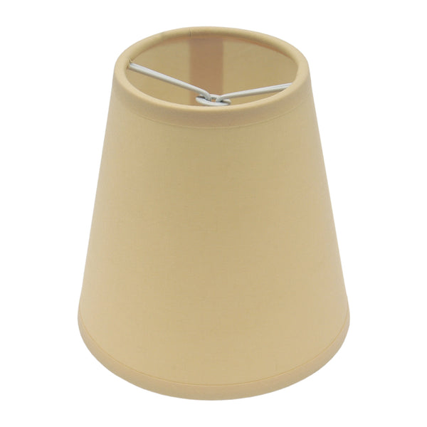 Various Aufstecker Lampenschirm – Ø 11 cm | Creme & Beige | Chintz, Struktur oder Goldkante