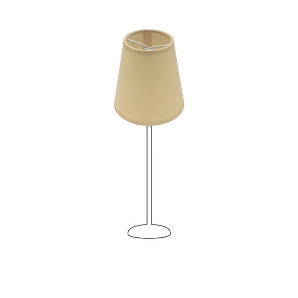 Various Aufstecker Lampenschirm – Ø 11 cm | Creme & Beige | Chintz, Struktur oder Goldkante