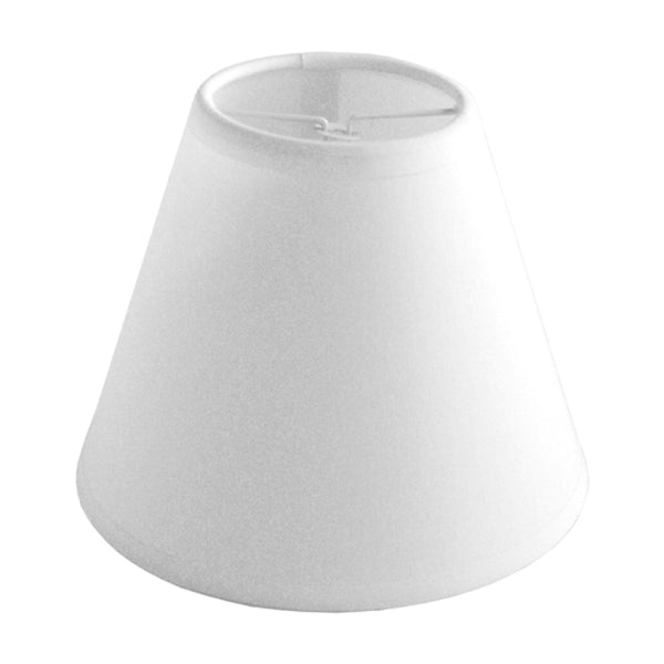 Diverse klemlampenkappen – Ø 14 cm – In naturel, crème, rood & wit – Hoogwaardige stof