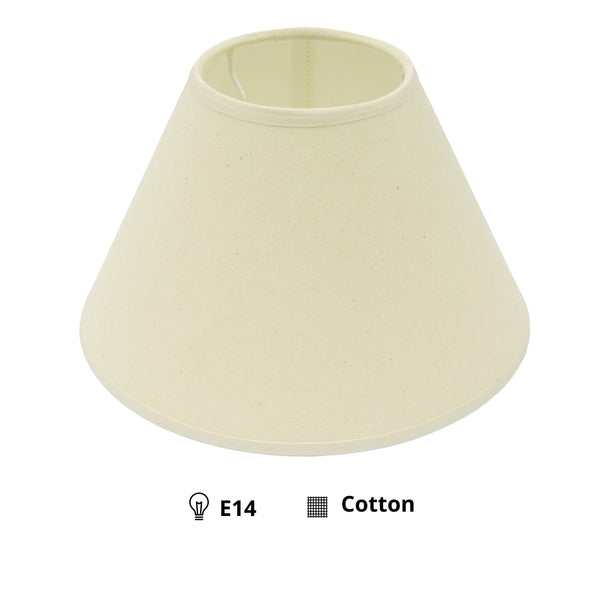 Diverse bovenlampenkap – Ø 16 cm – Crème, Lichtbruin, Naturel, Rood & Wit – E14