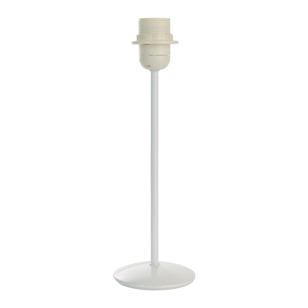 Diverse lampenvoet Metaal Wit - 31 cm met E27 fitting – Eenvoudig, modern en veelzijdig