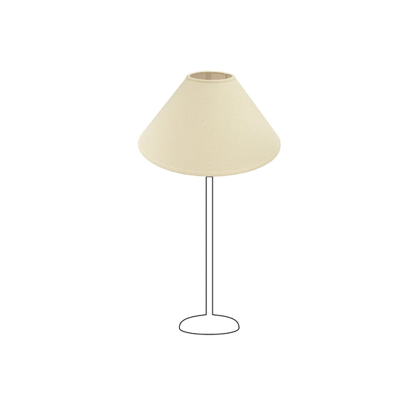 Various lampenkap Dak – Katoen - Natuurlijk - Ø25 cm