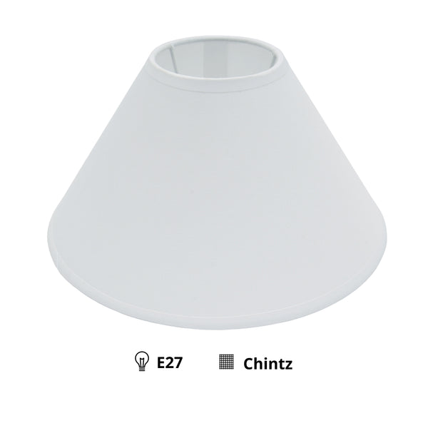 Various Lampenschirm Dach – Chintz - Weiß - Ø25 cm