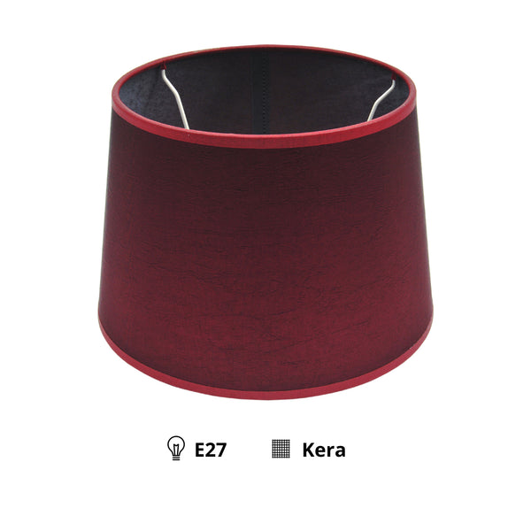 Various lampenkap Drum Rond - Kera – Ø22 – Rood