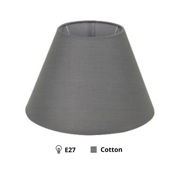 Various Lampenschirm Top-Rund – Grau - Ø25 cm - Chintz