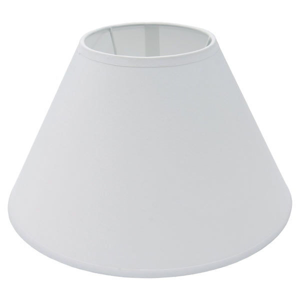 Various Lampenschirm Top Rund – Chintz - Weiß – in 30, 35, 40 & 45 cm