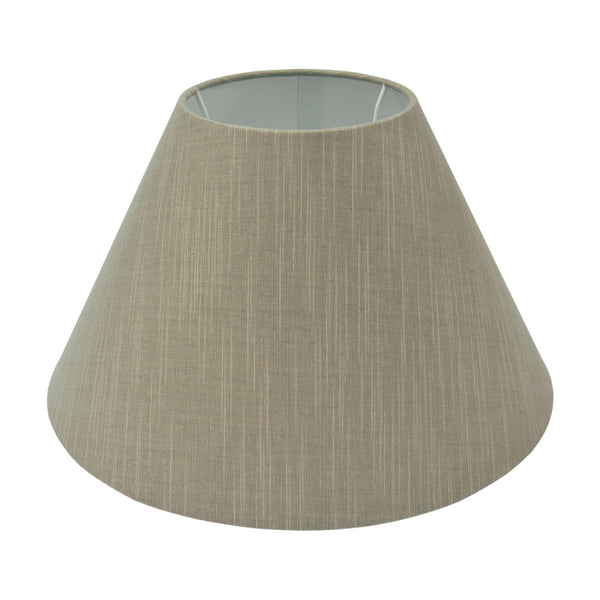 Various lampenkap top bruin - van wilde zijde - Klassiek design (Ø30 cm)