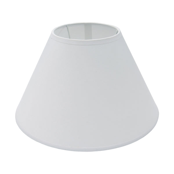 Various Lampenschirm Top Rund – Chintz - Weiß – in 30, 35, 40 & 45 cm