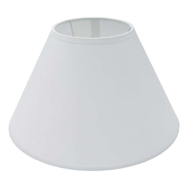 Various Lampenschirm Top Rund – Chintz - Weiß – in 30, 35, 40 & 45 cm