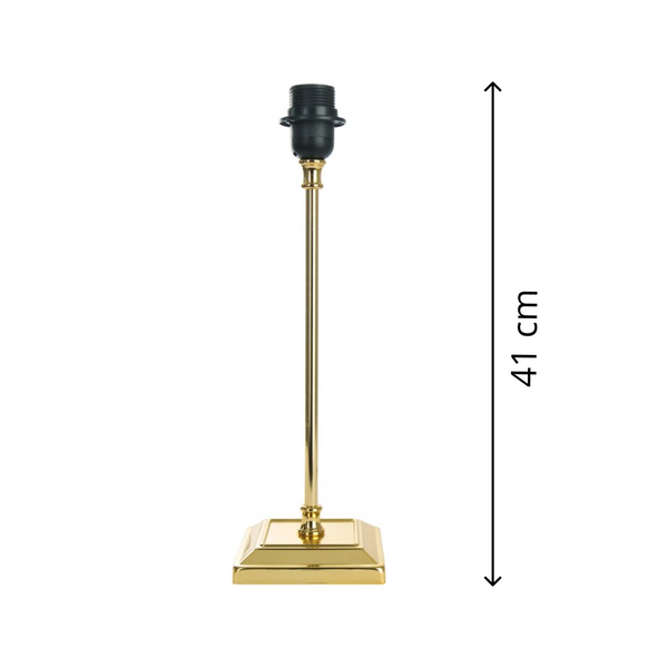 Verschillende lampenvoeten van metaal goud - 41 cm met E27-fitting - elegant en modern tegelijk