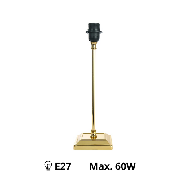 Verschillende lampenvoeten van metaal goud - 41 cm met E27-fitting - elegant en modern tegelijk
