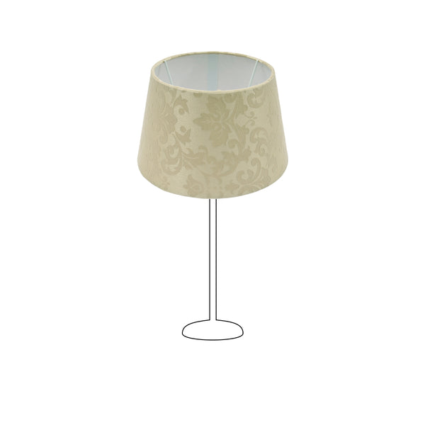 Various lampenkap Trommel Rond - Beige - Trend Zijde Flora - Ø20 cm