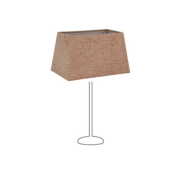 Various lampenkap Conica Rechthoek – Taupe – Wollig