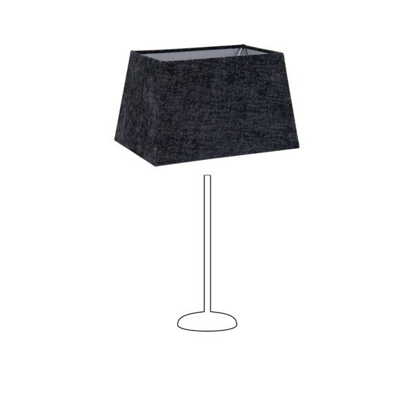 Various Lampenschirm Conica Rechteck – Dunkel grau – Wooly