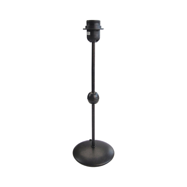Diverse Metalen Lampvoet Zwart – Elegante voet voor uw tafellamp (43 cm, E27)