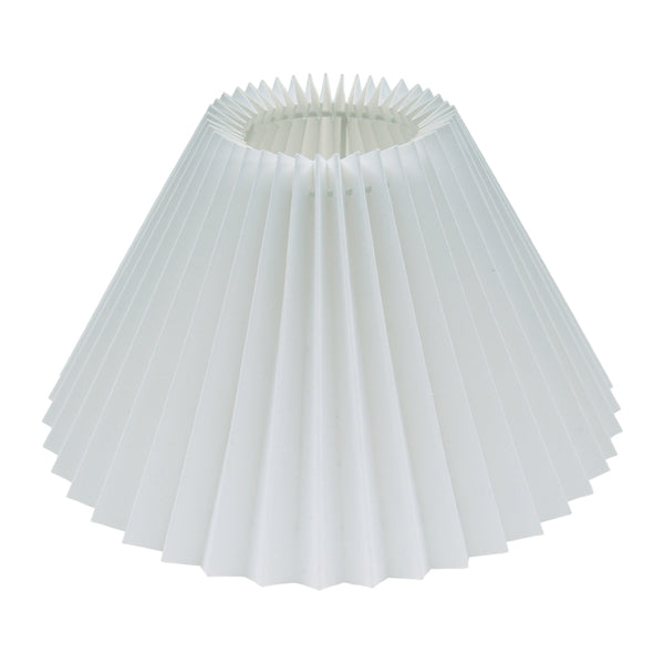 Various Lampenschirme Top - Plissee  – Weiß –  Ø25 cm