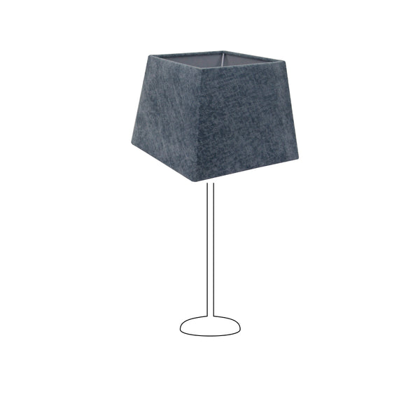 Various Lampenschirm Quadrato – Hellblau – Wooly – 22 x 22 cm