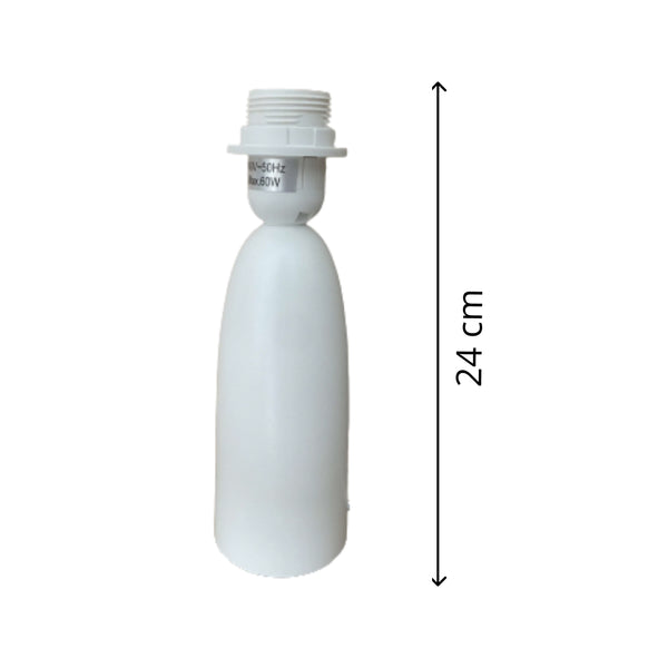 Diverse houten lampenvoeten Comico Wit – tijdloos elegant (18 cm E14/24 cm E27)