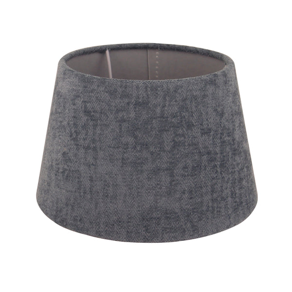 Various Lampenschirm Drum Rund – Dunkel grau - Wooly - Ø20 oder 30 cm