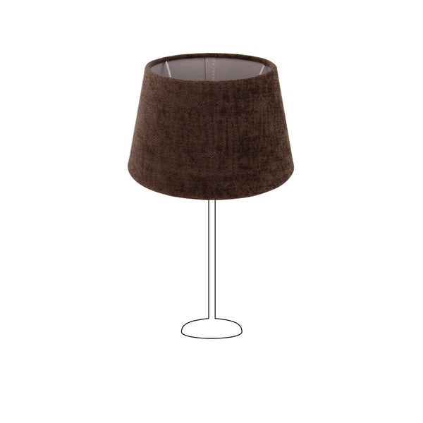 Various Lampenschirm Drum Rund – Dunkel grau - Wooly - Ø20 oder 30 cm