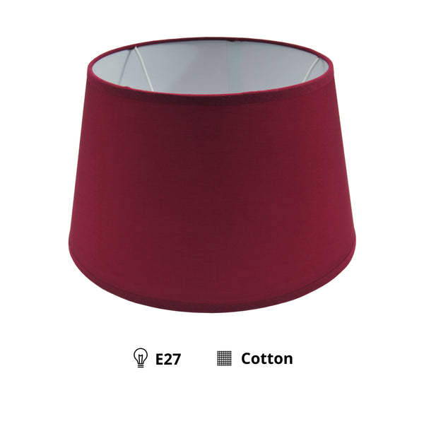 Diverse ronde lampenkappen - Rood - 25, 30 of 35 cm