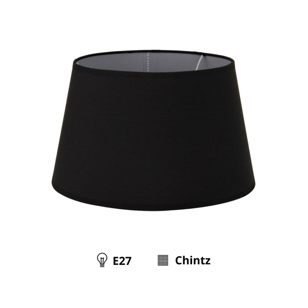 Diverse Chintz lampenkappen in zwart, crème en groen – 20 of 25 cm