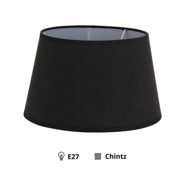 Diverse Chintz lampenkappen in zwart, crème en groen – 20 of 25 cm