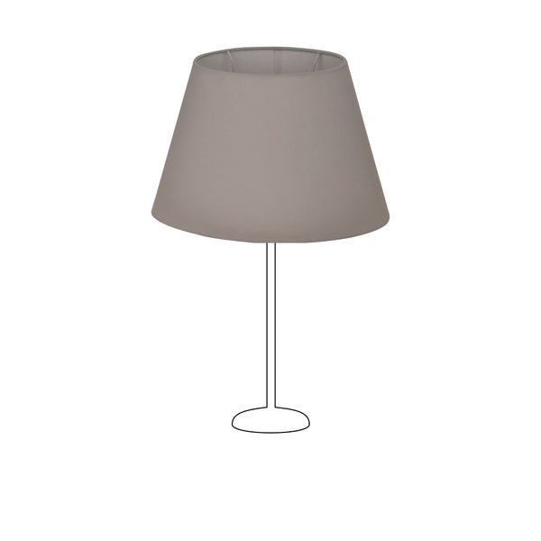 Diverse lampenkap ovaal - lichtgrijs - Ø24 of Ø30 cm - Chintz