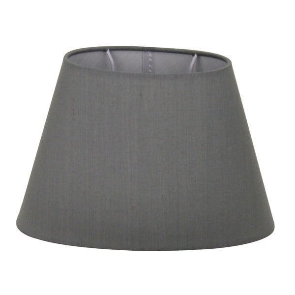 Diverse lampenkap ovaal - grijs - Ø24 of Ø30 cm - Chintz