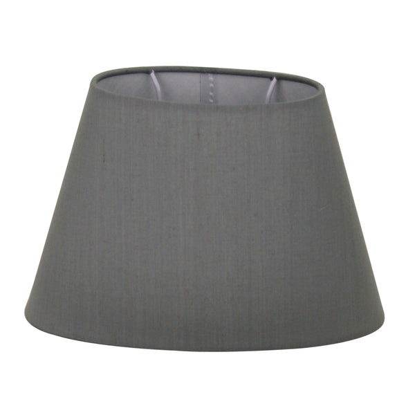 Diverse lampenkap ovaal - grijs - Ø24 of Ø30 cm - Chintz
