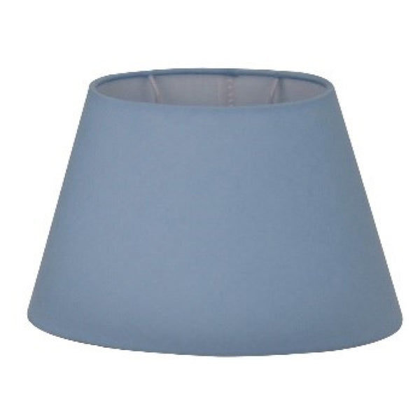 Diverse lampenkap ovaal - lichtblauw - Ø24 of Ø30 cm - Chintz