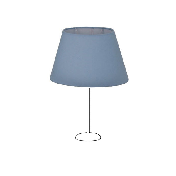 Diverse lampenkap ovaal - lichtblauw - Ø24 of Ø30 cm - Chintz