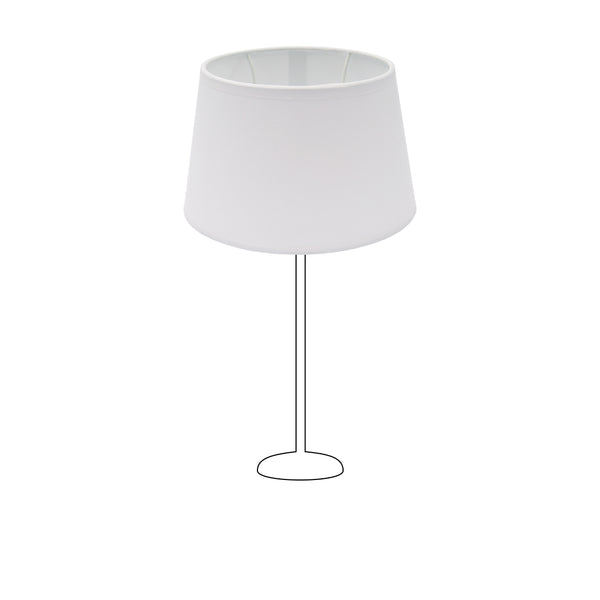 Various ovale lampenkappen Ø20 cm – Katoen in lichtbruin, crème & wit