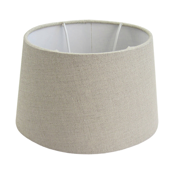 Diverse lampenkappen Ovale lampenkap - Linnen Stijlvol & Tijdloos in Grijs - 20 of 26 cm