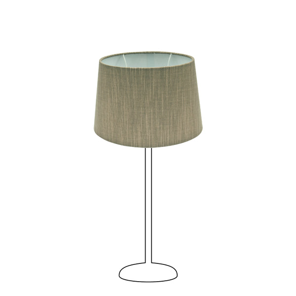 Diverse E27 lampenkappen ovaal wildzijde - Stoffen lampenkappen voor tafellamp of bedlamp