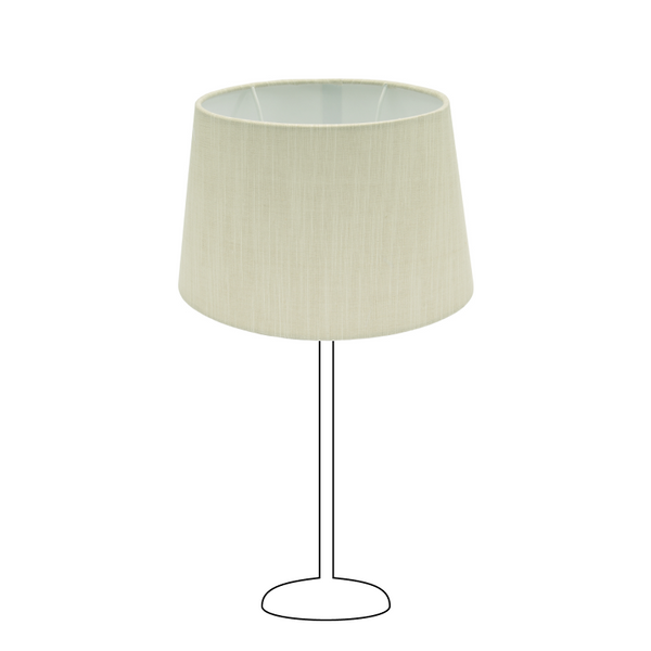 Diverse E27 lampenkappen ovaal wildzijde - Stoffen lampenkappen voor tafellamp of bedlamp