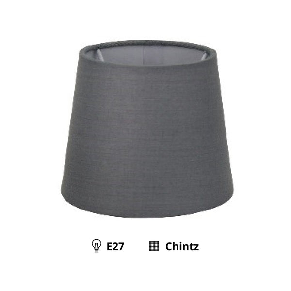 Various Lampenschirm Rund – Grau - Ø25 cm - Chintz
