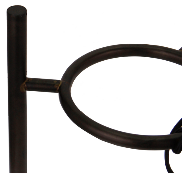 Die Anello Tischlampe von Chericoni, Ø30 cm, 1-flammig, E27, schwarz, bietet warmes Licht und passt perfekt in moderne Einrichtungsstile.