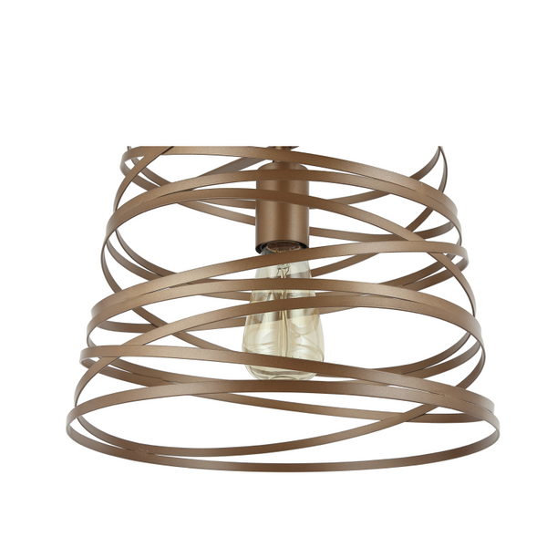 Chericoni Asti Pendelleuchte, Ø35 cm, 1-flammig, Messingoptik, Eisen und Metall, modern und elegant.