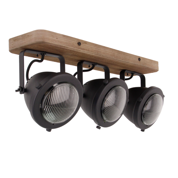 Chericoni Bella Spot-Deckenstrahler, Ø12 cm, 3-flammig, Schwarz, funktionale und dekorative Beleuchtung in einem Design.