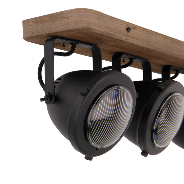 Die Chericoni Bella Deckenstrahler-Leuchte, Ø12 cm, 3-flammig, Schwarz, kombiniert modernes Design mit praktischer Lichtführung.